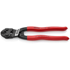 KNIPEX 7131200SBA CoBolt High Leverage Compact Bolt Cutters-Notched Blade, 8 in., Plastic Coating