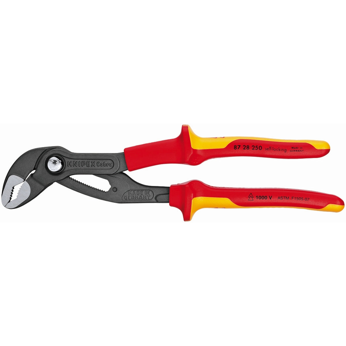 KNIPEX 8728250SBA Cobra Water Pump Pliers-1000V Insulated (10 Inch) Replacement MPN