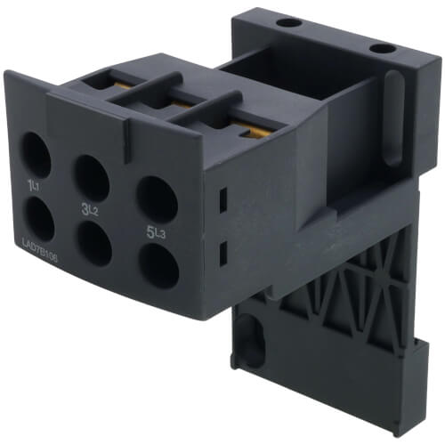 Schneider Electric LAD7B106 Terminal Block 45x80x85 mm Screw Terminal with Overload Relay Mounting