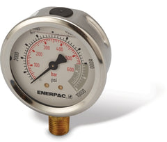 Enerpac G2535L | Lower Mount Glycerine Filled Gauge | 10,000 PSI