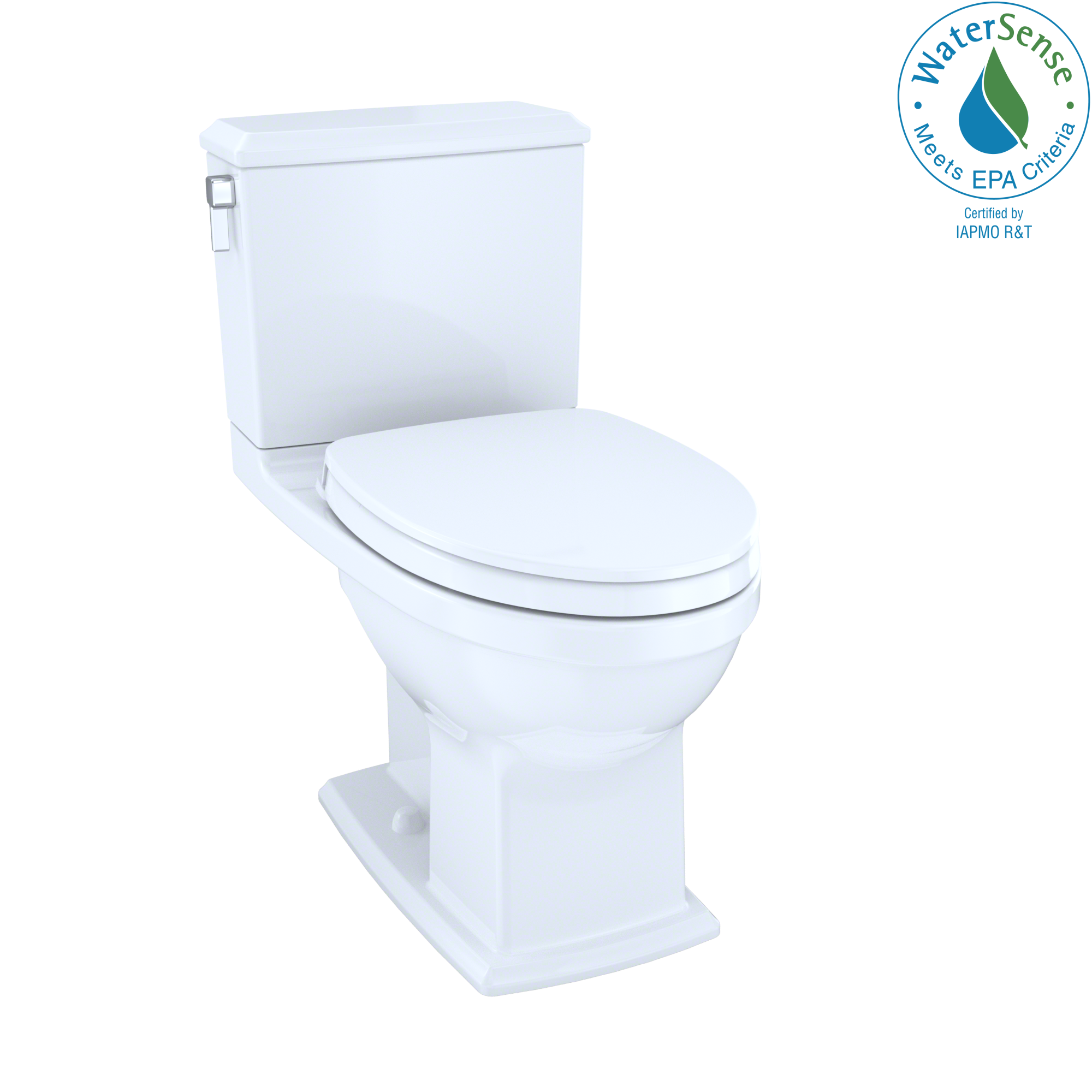 Toto MS494124CEMFG01 Connelly Washlet+ Two-Piece Elongated Dual Flush Toilet with Cefiontect in Cotton White