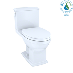 Toto MS494124CEMFG01 Connelly Washlet+ Two-Piece Elongated Dual Flush Toilet with Cefiontect in Cotton White