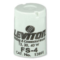 Leviton 13891 STARTER LAMP FLUOR 120VAC 2-PIN (GX5.3)