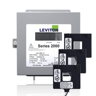 Leviton 2K480-4D Series 2000 480 V 400 A Demand Indoor Kit Split Core 3P4W