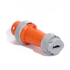 Leviton 4100P12WLEV 100 Amp Pin & Sleeve Plug-Orange