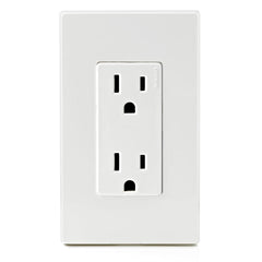 Leviton 5325-W Power Socket 15 Amp 125 Volt Duplex Receptacle