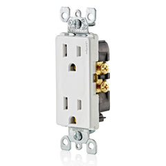 Leviton 5325-W Power Socket 15 Amp 125 Volt Duplex Receptacle