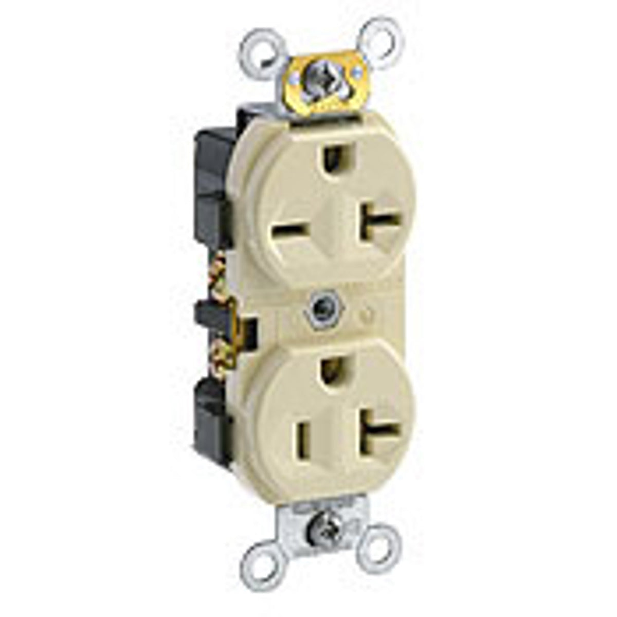 Leviton 5842-I Receptacle Bl Str 125/250VAC 20A 2 3 Nyl