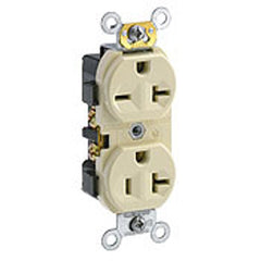 Leviton 5842-I Receptacle Bl Str 125/250VAC 20A 2 3 Nyl