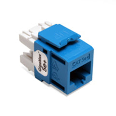 Leviton 5G110-RL5 EXTREME CAT5E QUICKPORT Jack, Blue