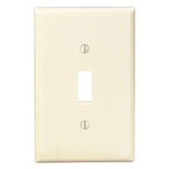 Leviton 80501-I Wallplate 1 Gang Midway Size Traditional