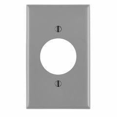 Leviton 80720-GY 1-Gang 1.60-Inch Diameter Device Receptacle Wallplate Gray