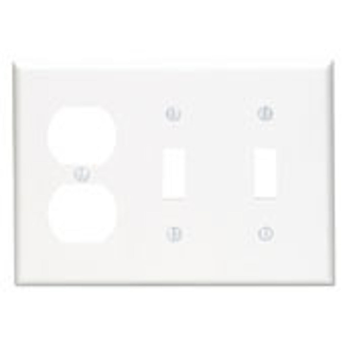 Leviton 88021 Wallplate Combination 3 Thermoset WHT