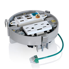 Leviton FBLEV-GY Leveling Ring for Concrete Floor Box System