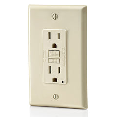 Leviton GFNT1-MT Self-Test Non-Tamper Resistant, GFCI Receptacle, Nema 5-15R 15A-125V @ Receptacle, 20A-125V Feed-Through