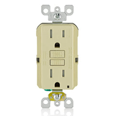 Leviton GFTR1-I Self-Test Slim Tamper Resistant GFCI Receptacle 15A-125V NEMA 5-15R