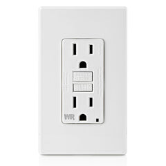 Leviton GFWR1-W LEV GFWR1-W WH ST GFCI WR LITE 15A