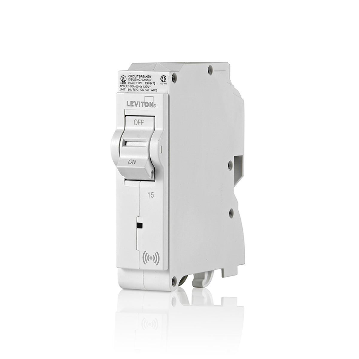 Leviton LB115-S BREAKER CKT BR 120VAC 15A 10KA 1 HC MAG