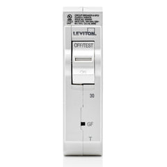 Leviton LB130-GFT TM Branch Circuit Breaker GFCI 1-Pole 30A 120V 10KA Interrupt Rating