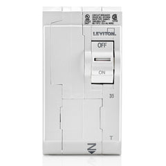 Leviton LB235-T Standard Thermal Magnetic Branch Circuit Breaker 120/240 VAC 35 Amp 10 kA Interrupt 2 Pole