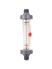 Dwyer LFME-13-F2 Polycarbonate Flowmeter 2-20 GPM 1 Inch SS Float