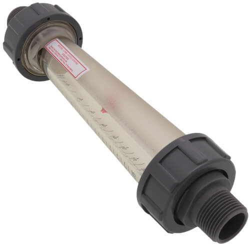 Dwyer LFME-13-F2 Polycarbonate Flowmeter 2-20 GPM 1 Inch SS Float