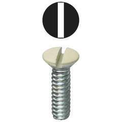 L.H. Dottie 414IV Oval Head Wall Plate Screw #6-32 x 1/2 Inch