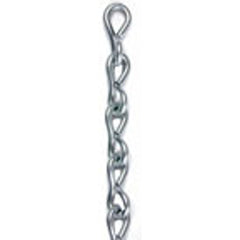 L.H. Dottie CH1010 Jack Chain #10 Size 100 Foot Length Zinc Plated Finish