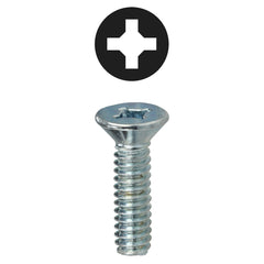 L.H. Dottie FMDD632112 Machine Screw #6-32 x 1-1/2 Inch Zinc Plated Steel Flat Head Square/Phillips