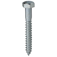 LH Dottie LAG126 Hex Head Lag Screw Steel Material 1/2 x 6 in. Size Zinc Plated Finish