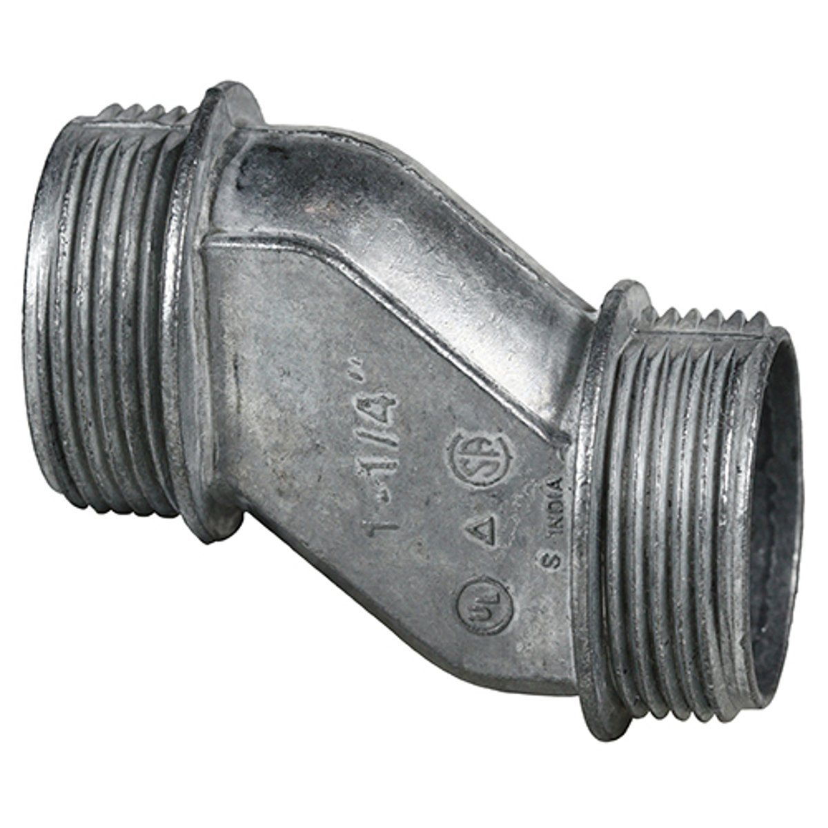 LH Dottie ON125 Offset Nipple Zinc Alloy 1-1/4 in Size Threaded Connection