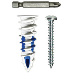 LH Dottie WDPAK Assorted Nylon Walldriller Plus Anchor Kit with Pan Head Phillips Drive Screws