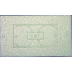 L.H. Dottie WPI100 Wallplate Insulation Gasket Polyethylene One Size Fits All