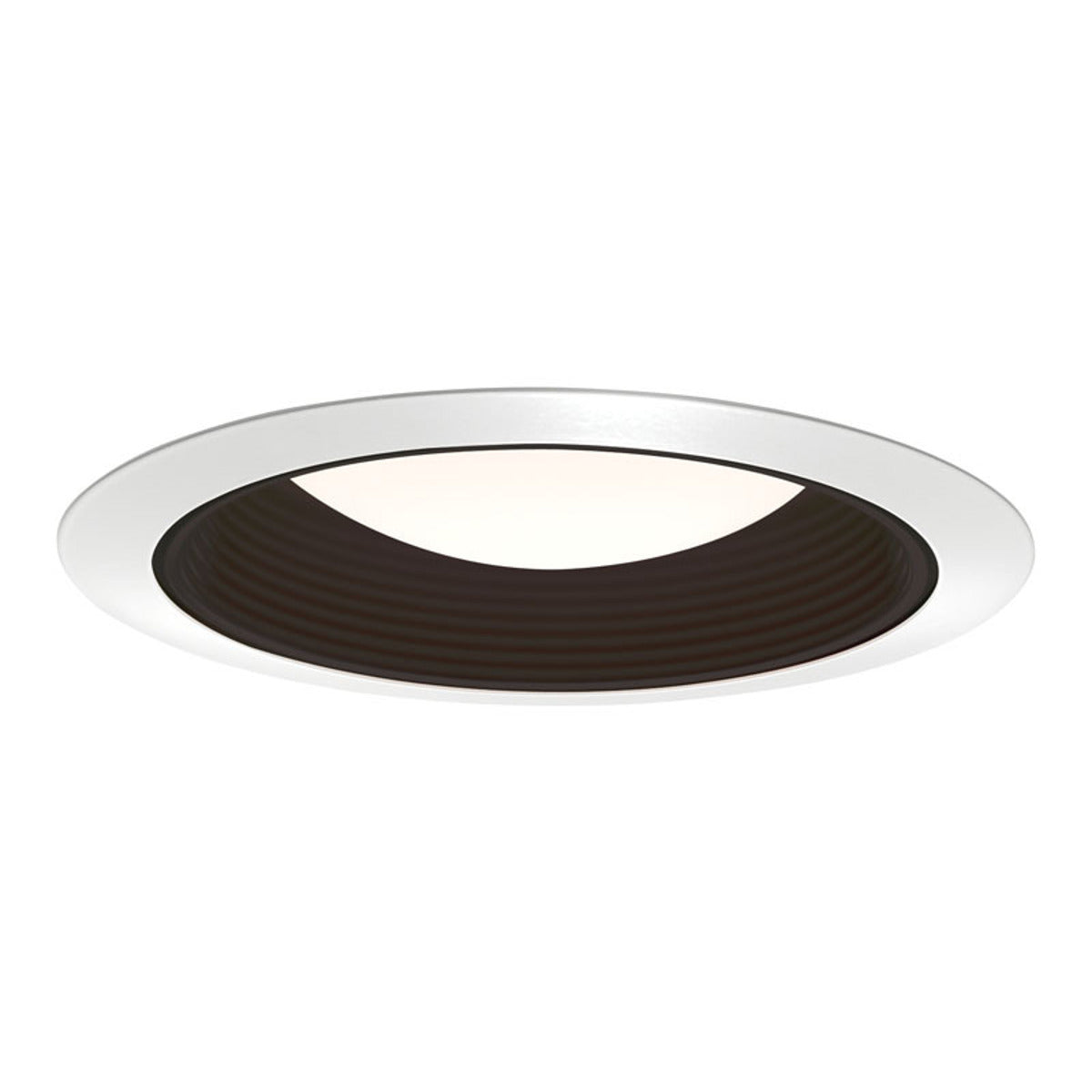 Juno 2330W-WH 6 White Baffle Trim with Regressed Dome Lens