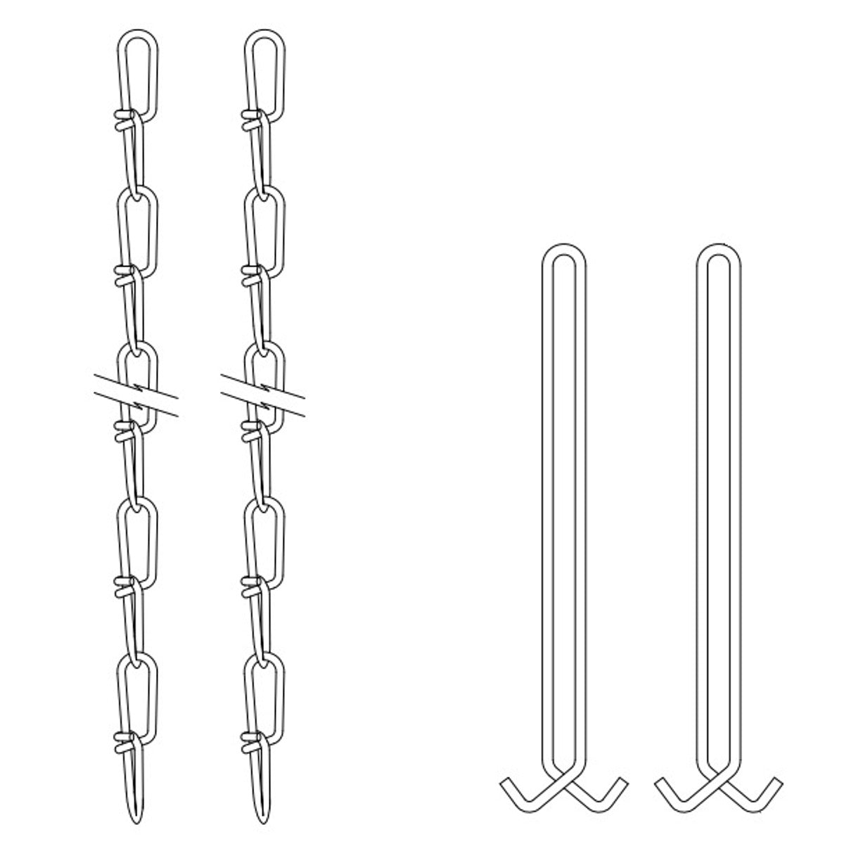 Lithonia Lighting HC36M12 Chain Hanging Kit 36 Inch Replacement MPN