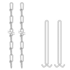 Lithonia Lighting HC36M12 Chain Hanging Kit 36 Inch Replacement MPN