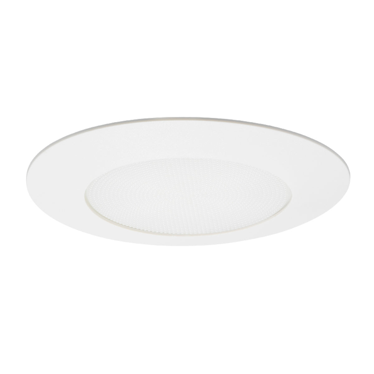 Juno V3040N-PW Flat Opal Shower Trim With Reflector Plastic White Compatible With IC23 IC22 And IC22R Housings