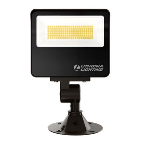 Lithonia Lighting ESXF1ALOSWW2KYDDB LED Floodlight, 120 to 277 V, 80 CRI, 1500/3000/5000 Lumens, Knuckle/Yoke Mount