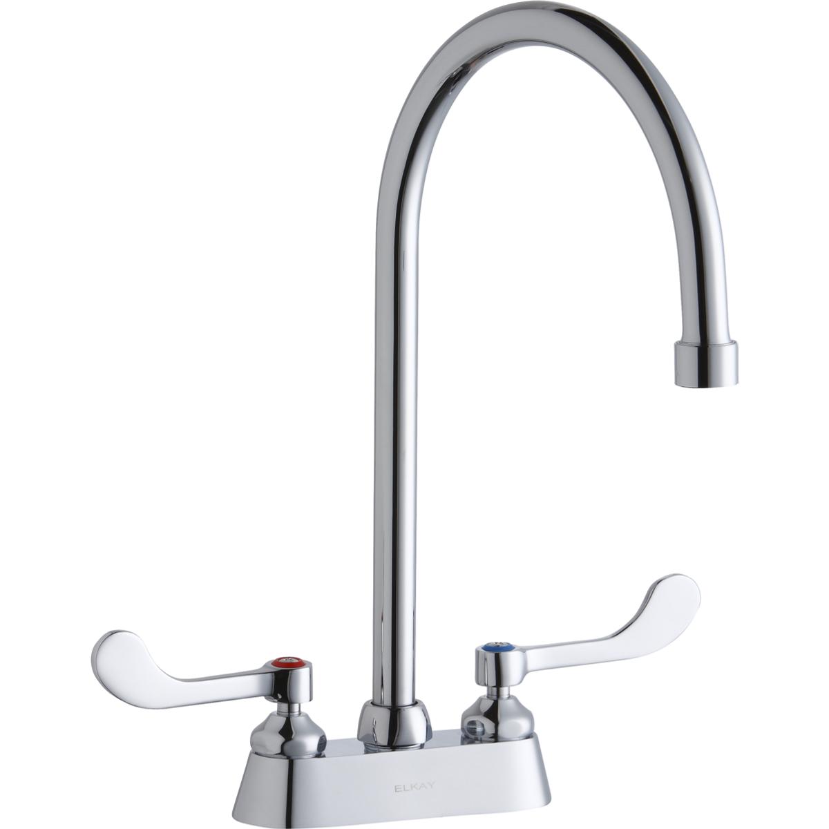 Elkay LK406GN08T4 Two Handle Kitchen Faucet in Polished Chrome