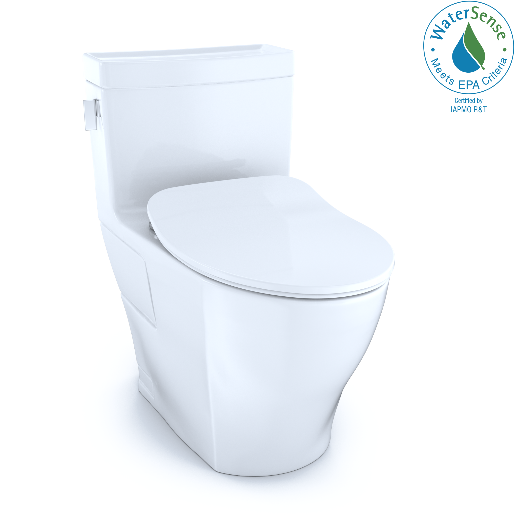 Toto MS624234CEFG01 Legato 1.28 GPF One Piece Elongated Chair Height Toilet with CeFiONtect