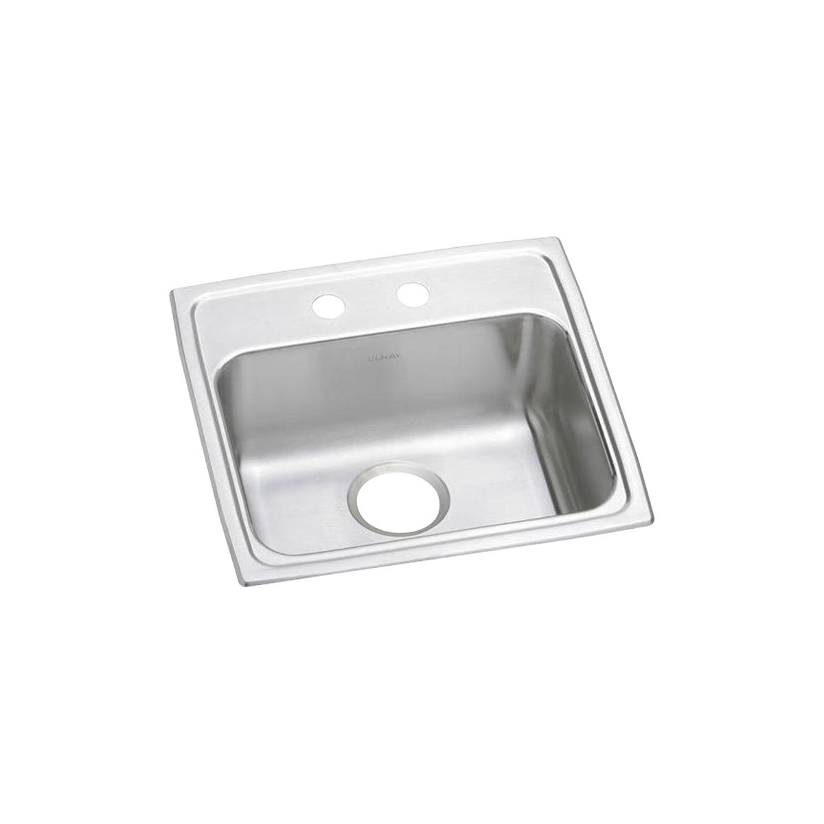 Elkay LRAD1918652 Lustertone 19 x 18 x 6-1/2 Drop-In Sink