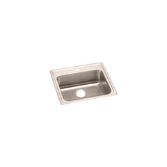 Elkay LRAD2219551 Lustertone Classic Stainless Steel 22 x 19-1/2 x 5-1/2 Single Bowl Drop-In ADA Sink