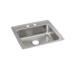 Elkay LRAD2219652 Lustertone Classic Stainless Steel Sink 22 x 19-1/2 x 6-1/2