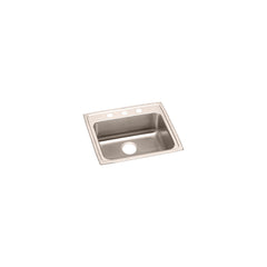 Elkay LRAD2521553 Lustertone Classic Stainless Steel 25 x 21-1/4 x 5-1/2 Single Bowl Drop-in ADA Sink