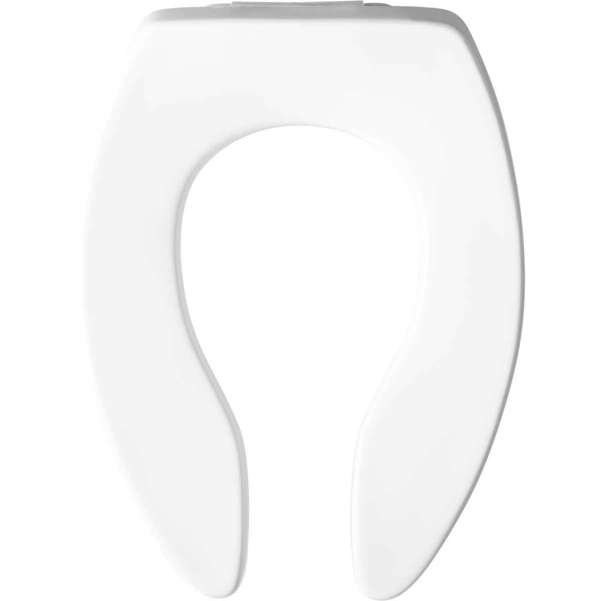 Bemis 1655CT-000 Elongated Open Front Toilet Seat in White