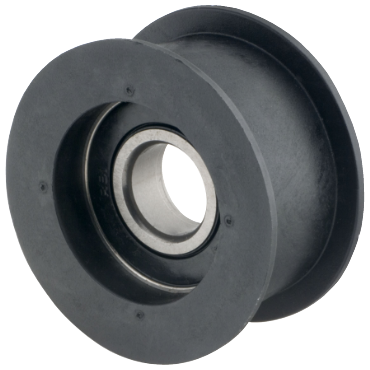 Fenner Drives FA2002 Flat Belt Idler Pulley - 7/8 in Belt Width, 17 mm ...