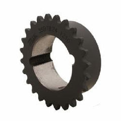 Martin 50BTB21 Bushing Bore Roller Chain Sprocket - Taper Locking, 50 / 5/8 in, 21 Teeth, 1610 Bushing, Steel Material