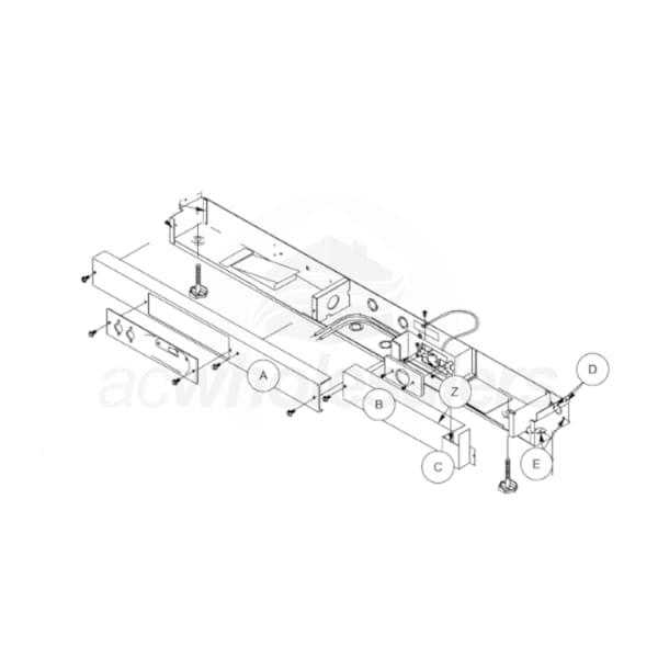 Amana PTSB320E PTAC Sub-Base Kit - 230/208V - 15/20A