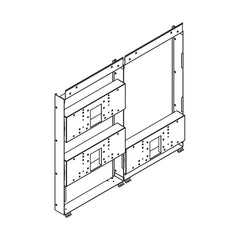 Halsey Taylor MFWS200 Accessory - Mounting Frame for Bi-Level ezH2O SwirlFlo and Soft Sides Architectural Fountain Combination Units