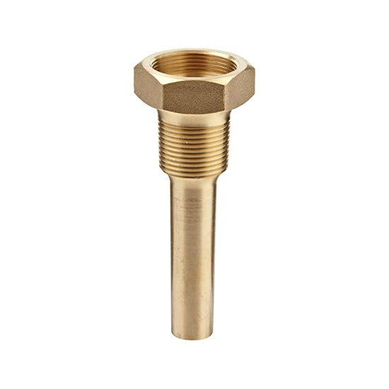 Miljoco W35B Brass Well For 9 Industrial Thermometer 3/4 NPT